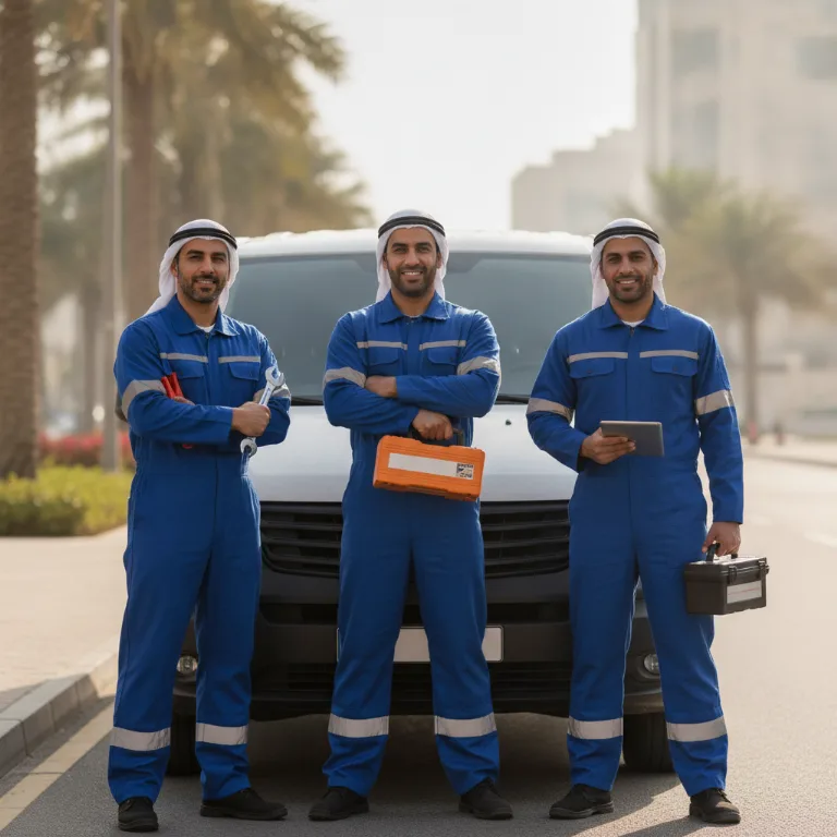 مساعدة على الطريق فريق في العين